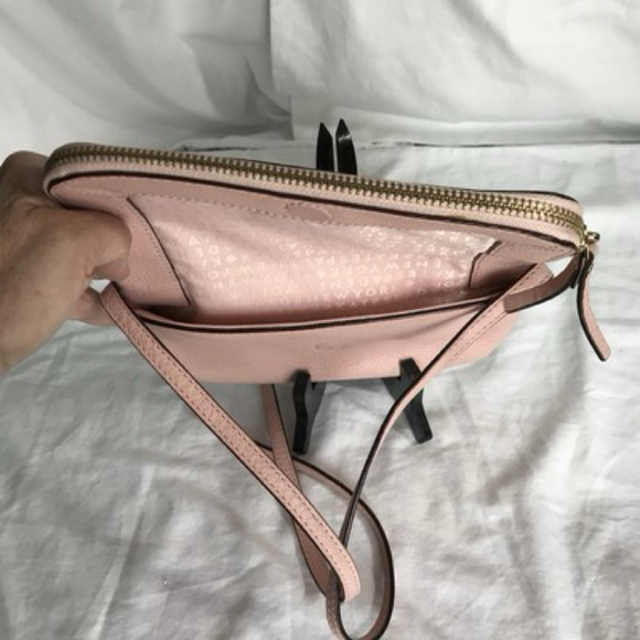 KATE SPADE NEW YORK Mansfield Mariana Soft Pink Pebble Crossbody Leather Bag - Picture 2 of 8